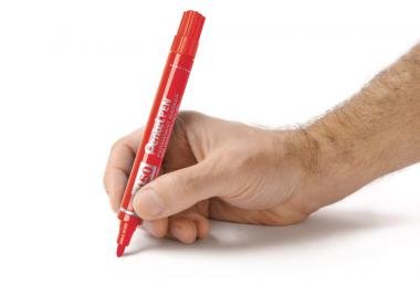 Pentel marker alkoholos kerek hegyű vastag 4 db-os szett - 2 db fekete, kék, piros